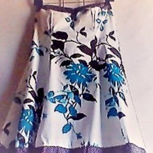 Strapless Japanese floral Dress
